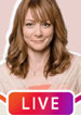 amanda headshot with live button
